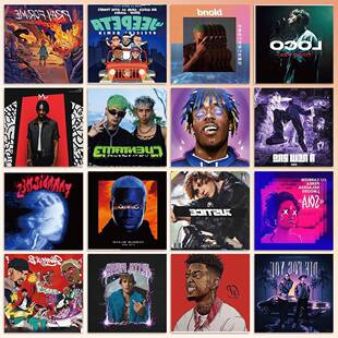 240张欧美歌手音乐专辑封面贴纸小众个性创意潮流贴画diy手帐防水