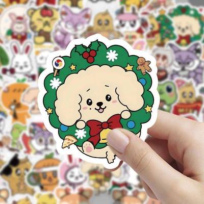 180张miniteen贴纸卡通可爱动漫创意防水自黏贴画装饰手账笔记本