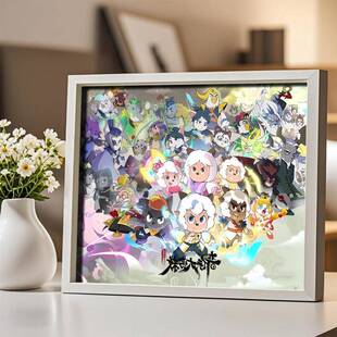 喜羊羊奇侠大营救相框摆台高级卡通可爱国漫电影周边桌面摆件礼物