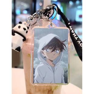 名侦探柯南钥匙扣图片diy制作礼物工藤新一玩偶公仔书包背包挂件
