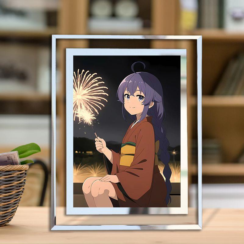 洛琪希周边无职转生摆件相框动漫二次元桌面装饰立牌水晶玻璃画框