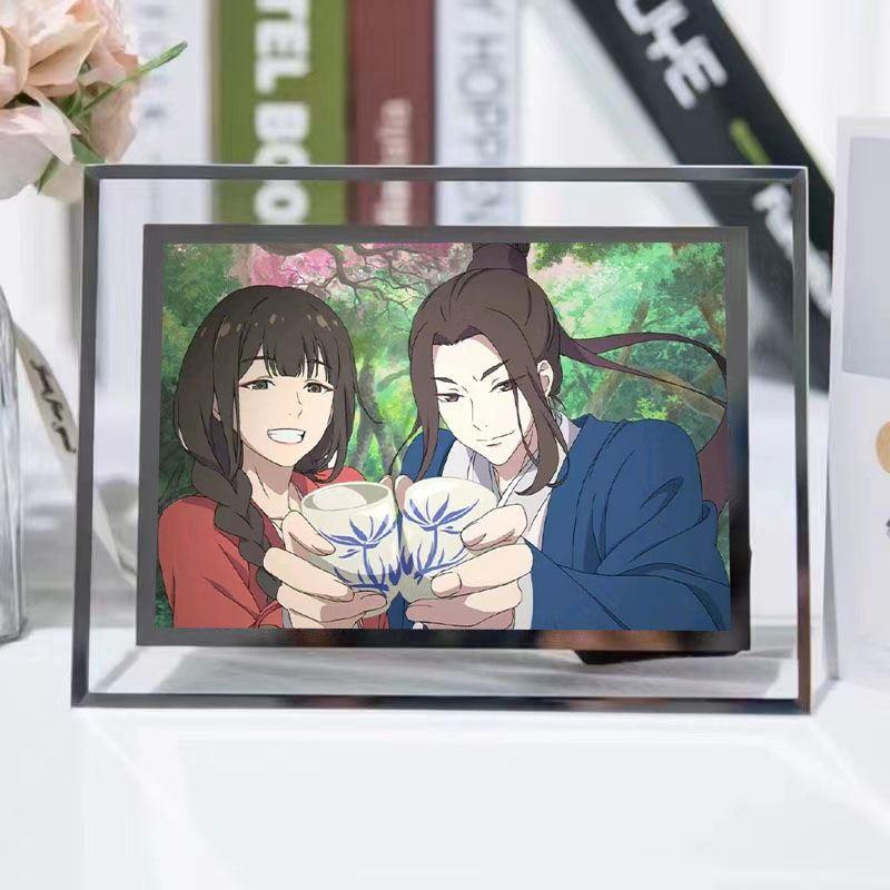 百妖谱周边二次元房间装饰书桌摆件定制照片玻璃相框生日礼物闺蜜