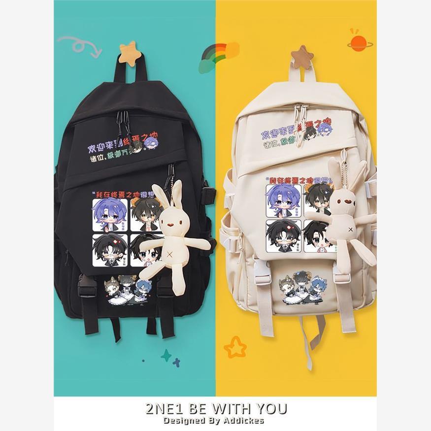 十日终焉小说周边书包背包女学生双肩包齐夏陈俊南同人卡通ins风