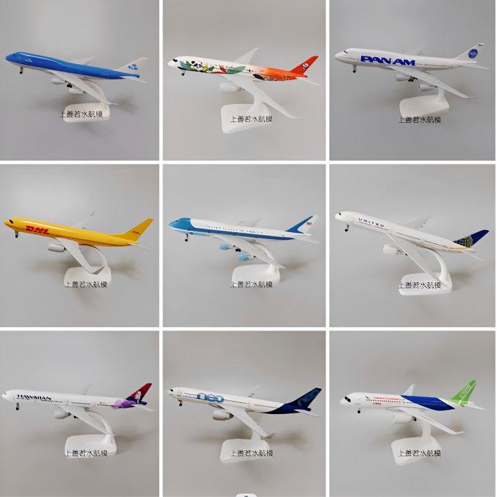 dc10飞机模型带轮子泛美/韩国/美国/国航/上海/荷兰/空军一号/麦