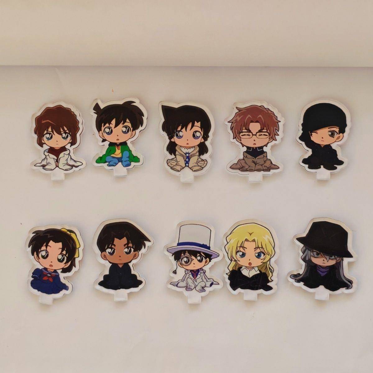 名侦探柯南周边哀兰琴酒贝尔摩德秀一服部和叶基德桌面小立牌摆件