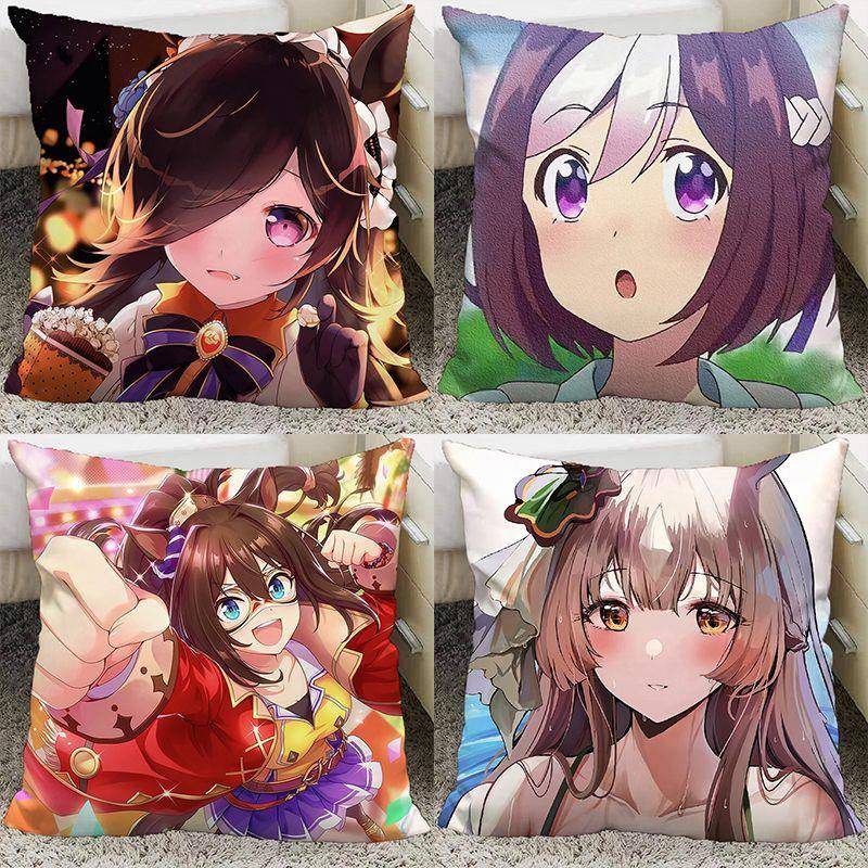 赛马娘动漫周边抱枕定制东海帝皇米浴小栗帽沙发靠枕床头枕头礼物