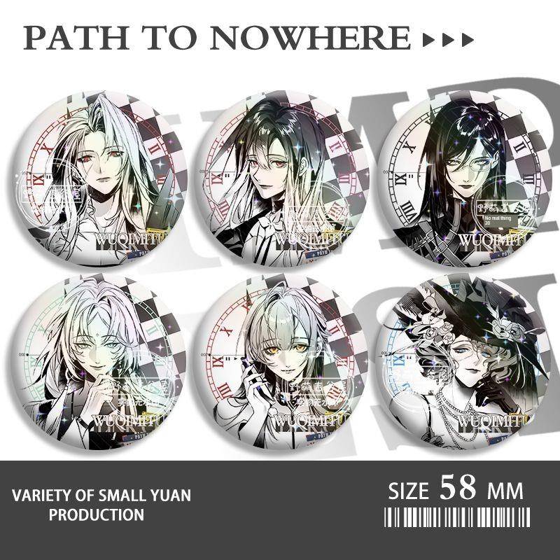 游戏无期迷途安吉尔卓娅瑟琳兰利同人吧唧镭射满天星徽章学生礼物