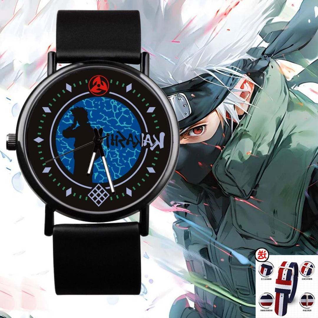 新火影忍者周边动漫卡卡西佐助鸣人鼬同款男女学生指针式石英手表
