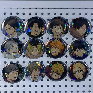 日谷排球少年吧唧正版新秋冬闪徽章菅原孝支孤爪研磨抱盒日向翔阳