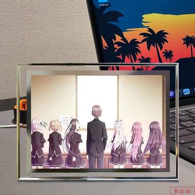 樱之刻galgame游戏周边制品摆件水晶玻璃相框二次元摆台桌面装饰