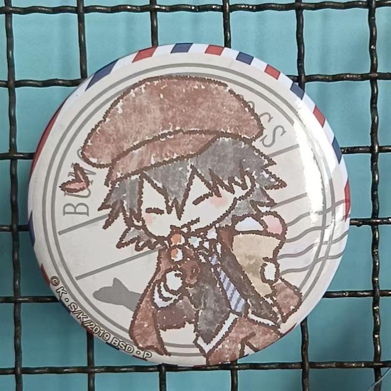 文豪野犬周边江户川乱步Q版风吧唧复刻版可爱谷子痛包装饰