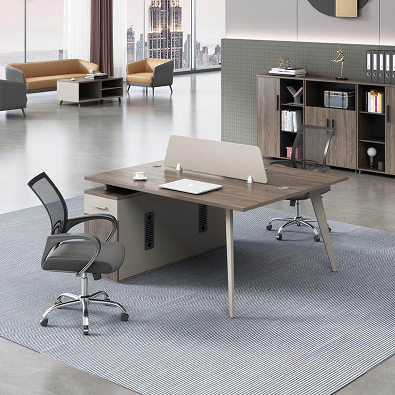 办公桌职员工位简约现代办公室桌椅组合4/6/8人位屏风隔断 电脑桌