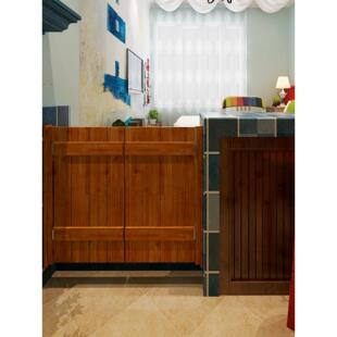 包邮纯实木牛仔门半腰门隔断门栅栏门酒吧吧台门地中海风格厨房门