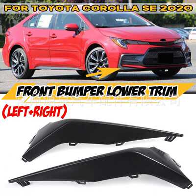 适用20款丰田卡罗拉COROLLA SE 前保险杠格栅左右包角52113-02040