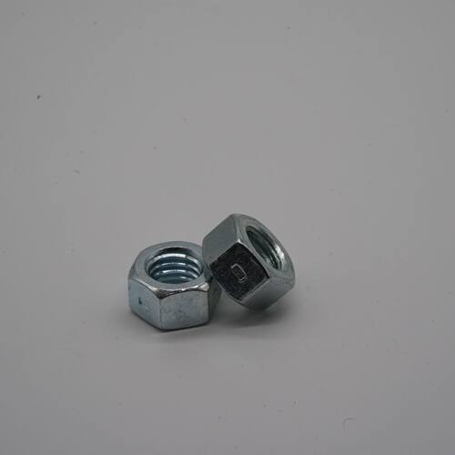 六角侧面锁紧螺母    六角打点螺母  1/2-13蓝白锌