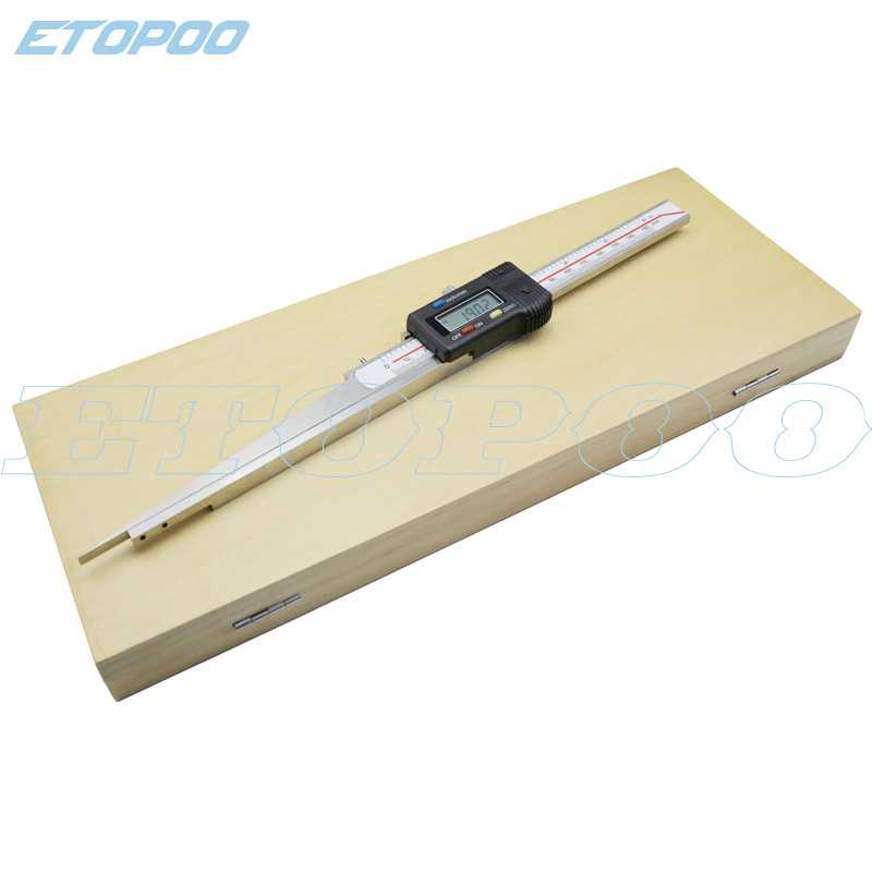 一线货源 0.2-10MM 20MM 30MM 40M0.01MM 不锈钢 数显塞尺 楔形图片