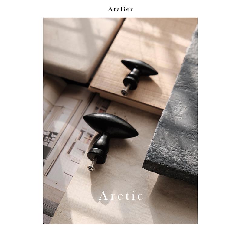 Atelier Arctic | 复古黑色柜门拉手极简抽屉衣柜把手vincent拉手