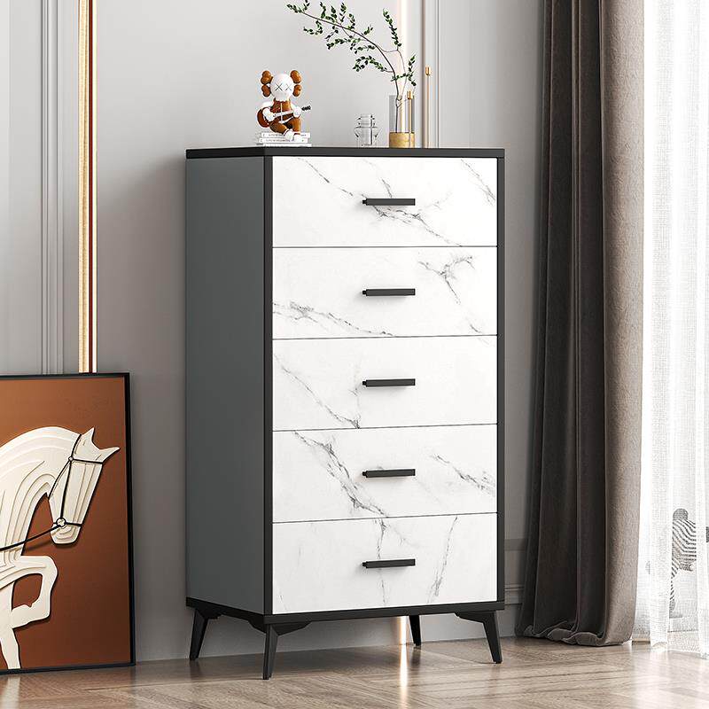 轻奢五斗柜卧室收纳柜实木抽屉式收纳柜小户型简约现代客厅五斗橱