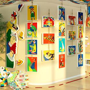 画室氛围布置美术教室幼儿园环创材料主题墙成品面装吊饰走廊楼梯