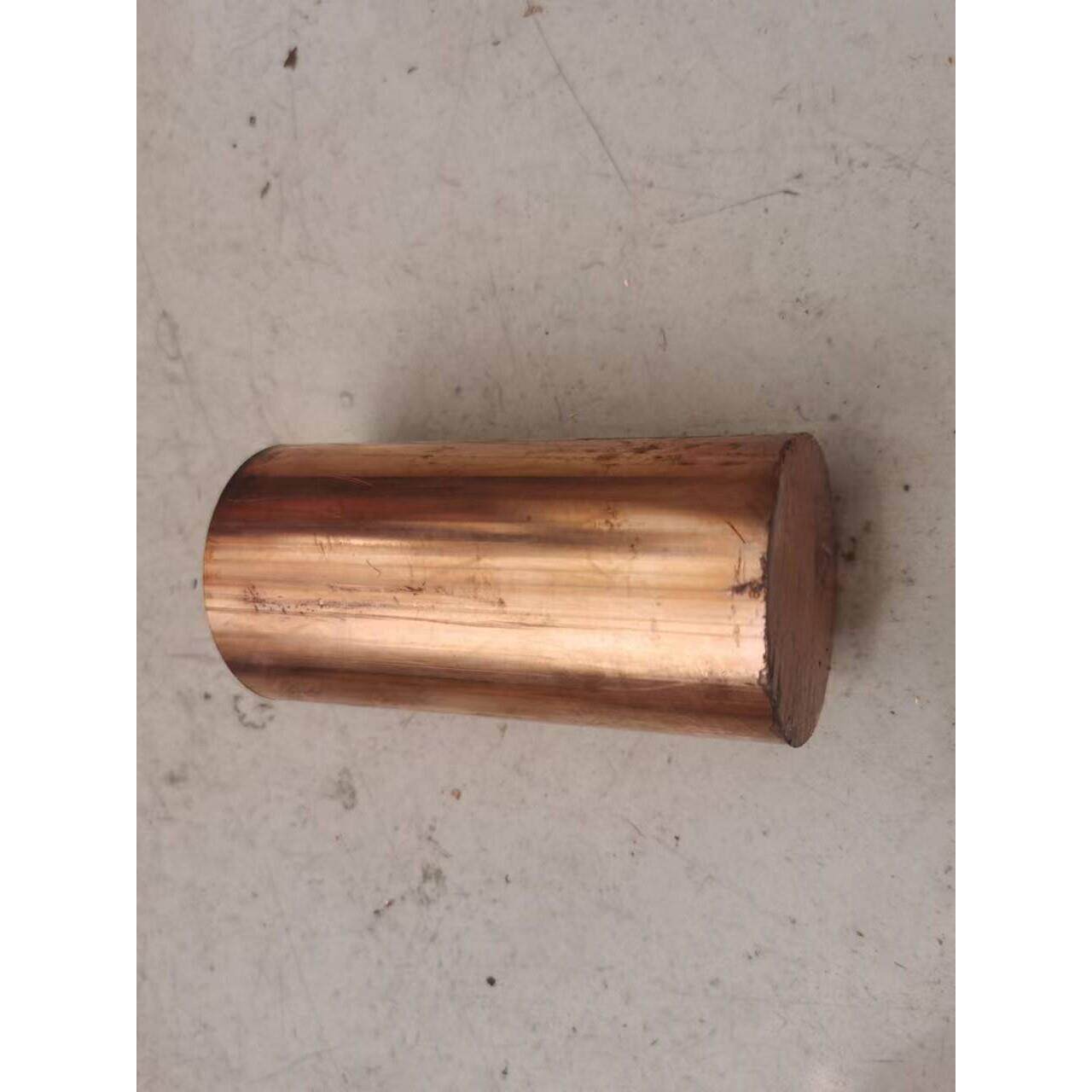 C1020 Tu1无氧铜棒大直径C101T2紫铜棒切割圆饼圆柱锻打加工