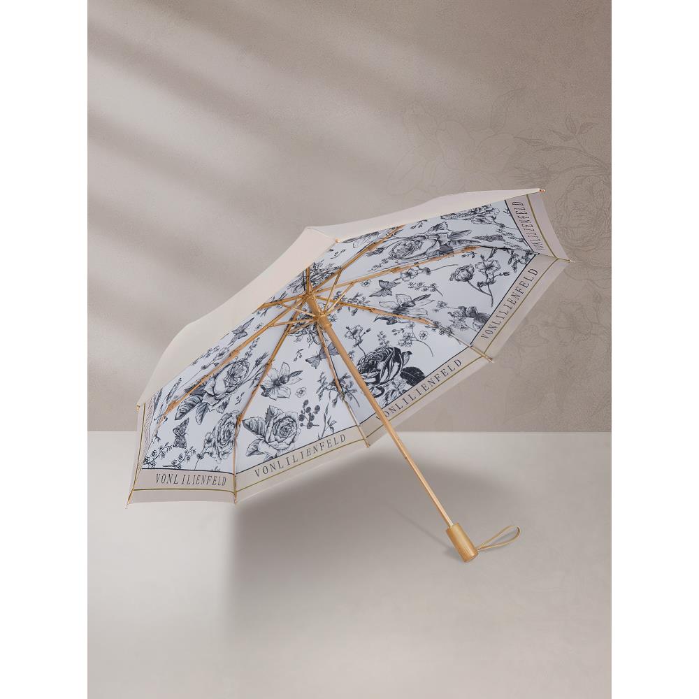 vonlilienfeld太阳伞2025新款折叠雨伞双层防晒晴雨两用遮阳伞女