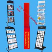 书店储藏架金属多层杂志架A4A3展示架地板站立展示架折叠促销 架