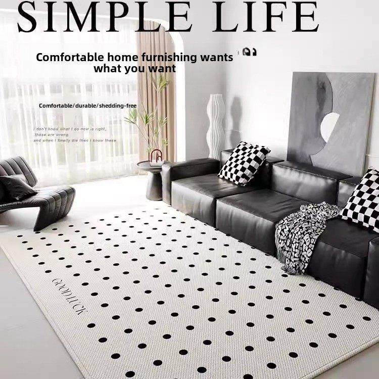 客厅地毯卧室轻奢法式高级感沙发茶几衣帽间床边防水地垫免洗耐脏,居家布艺,地毯,淘宝优惠券,粉丝福利购,淘宝优惠卷