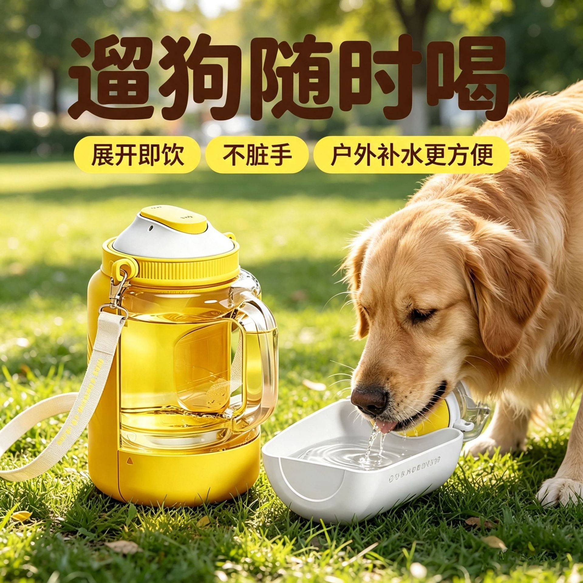 狗狗专用出行水杯｜大容量吨吨桶