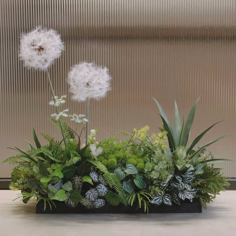 小型仿真蕨类植物把束装饰室内