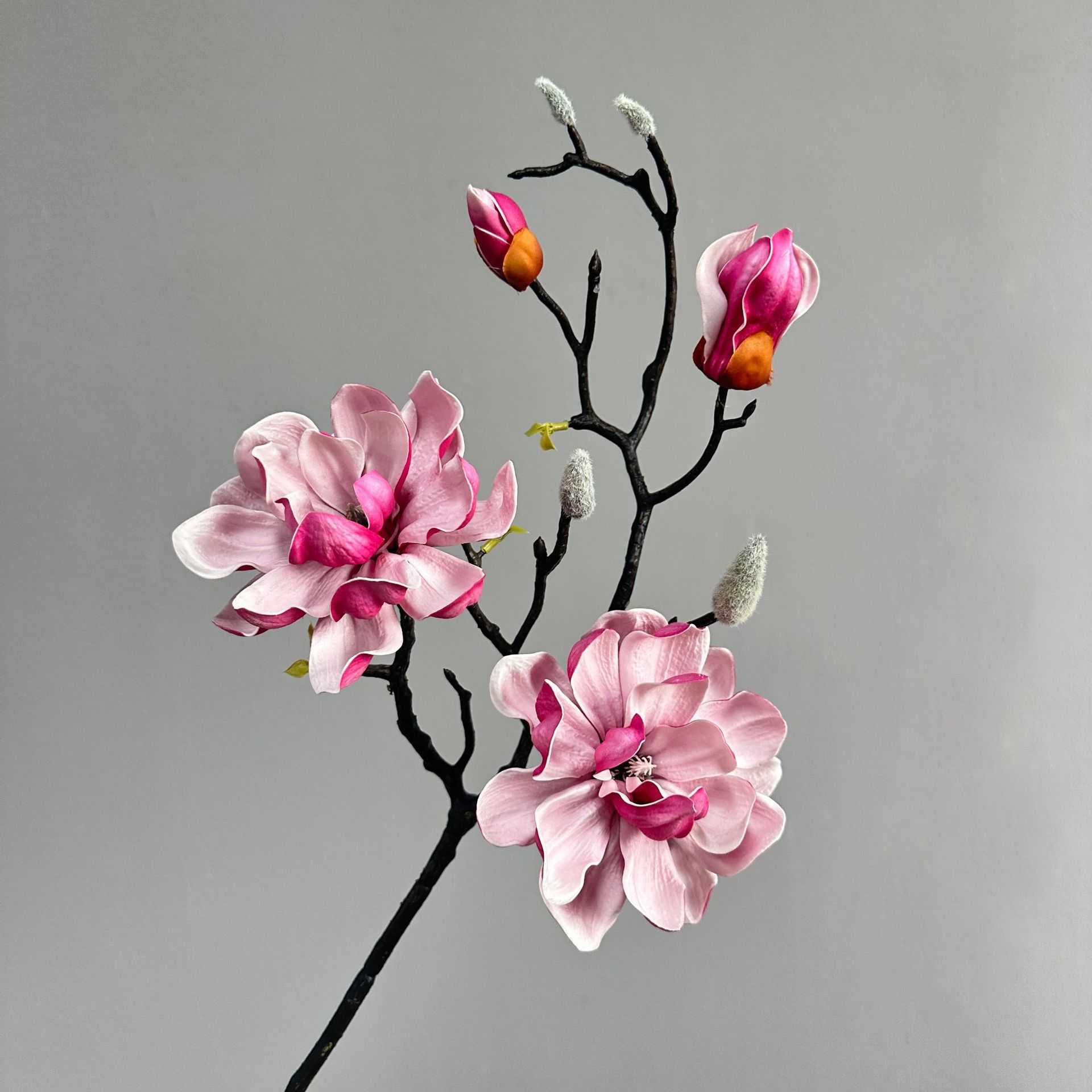 EVA仿真多头玉兰花假花家居婚庆