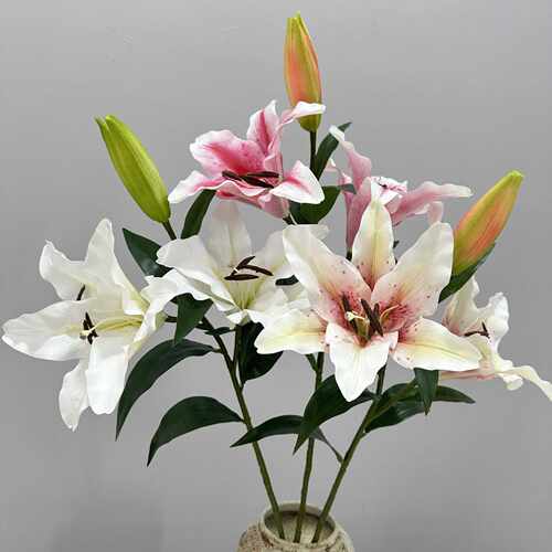 百合花仿真花束家居软装客厅婚礼