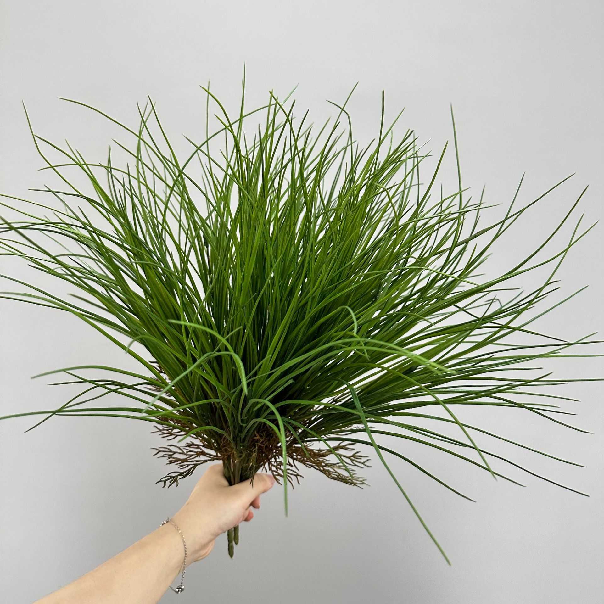 仿真绿植兰草兰花草野草微景观墙