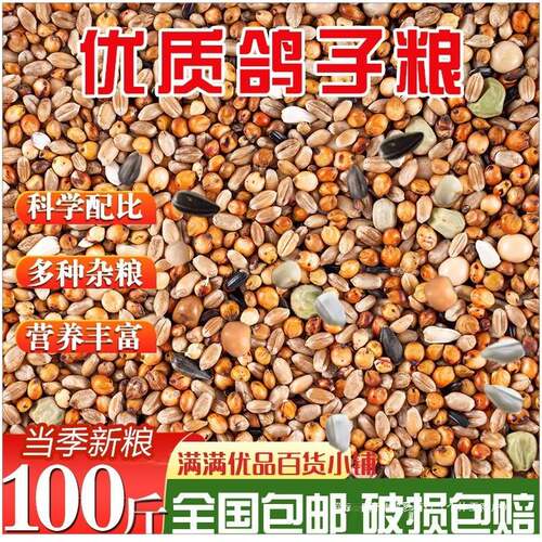 斤装鸽子粮无玉米营养饲料专供鸽