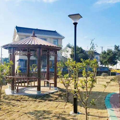 一体化太院阳能庭灯花园灯 庭园户外厅院灯公LE路D灯小区园林景观