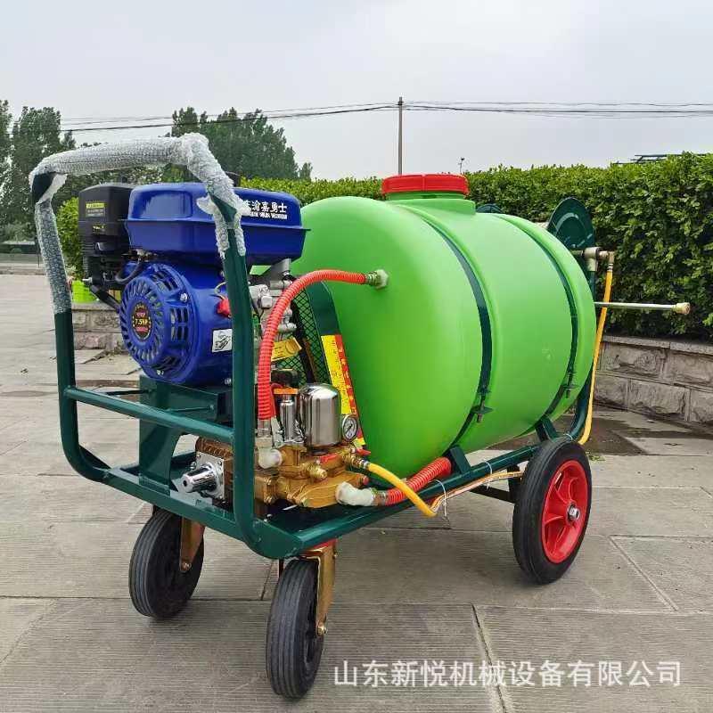 农用打药车 小型手推式打药机 汽油推车式远射程高压杀虫喷药机