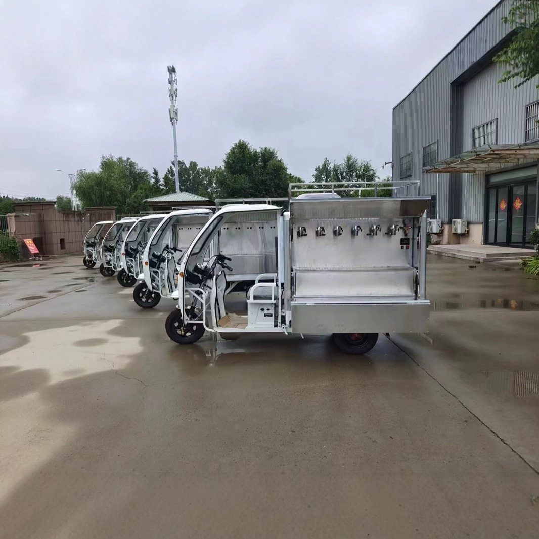 精酿啤酒三轮车 冷藏保鲜现酿啤酒电动三轮车 移动啤酒车流动精酿
