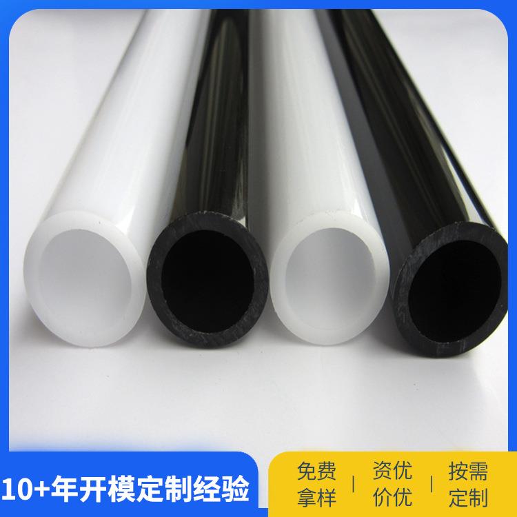 PVC水管小规格耐磨塑料管非标PVC挤塑型材箱包配件管材