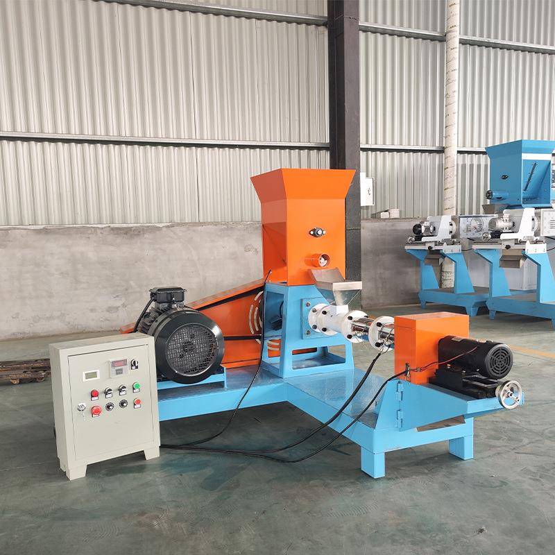 多功能膨化机水产颗粒制作设备狗粮猫粮宠物饲料机鱼虾蟹漂浮