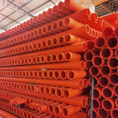 HFB电力管电力电缆保护套管IFB增强型双平壁穿线护线管CPVC穿线管