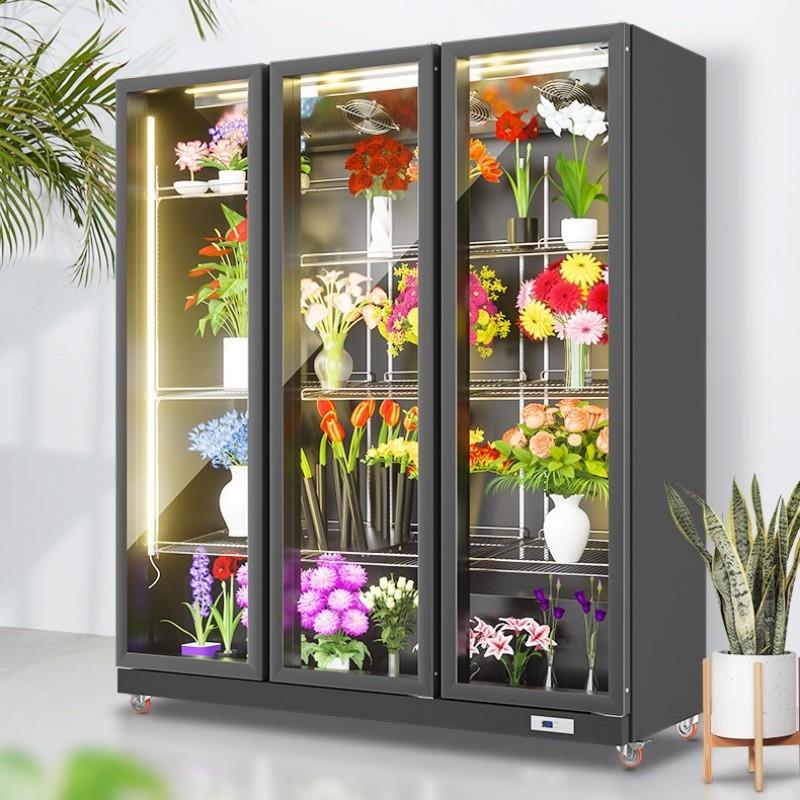 鲜花保鲜柜风冷无霜冰箱展示柜花店冷柜冰柜商用大容量鲜花冷藏柜