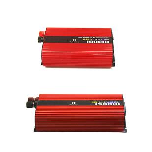 厂家直销1000W1500W2000W车载逆变器12V24V转110V220V双USB