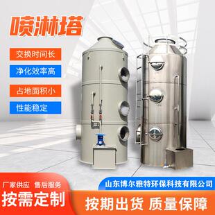 生物除臭塔pp喷漆除尘水洗塔酸碱雾净化洗涤废气处理设备喷淋塔