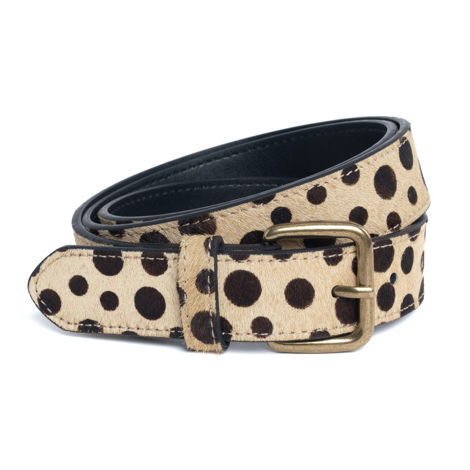 DYZZYMOTIF 目玄组 | 马毛复古波点铜扣潮流街头黄色皮带腰带,服饰配件/皮带/帽子/围巾,腰带/皮带/腰链,淘宝优惠券,粉丝福利购,淘宝优惠卷