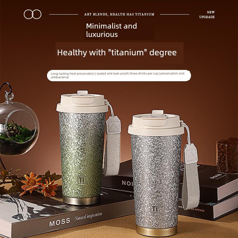 简易镀钛杯、高颜值冰花漆咖啡杯、双杯保温杯、手提式吸管杯、商