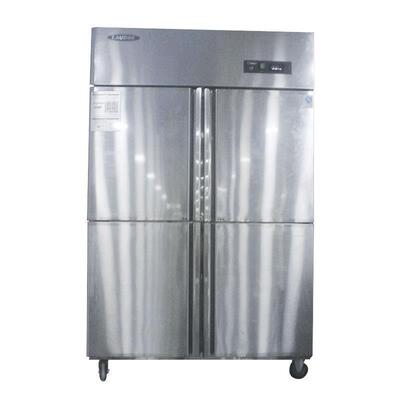 洛德四门风冷冰箱无霜无水雾铜管商用酒店饭店厨房双温四门冰箱