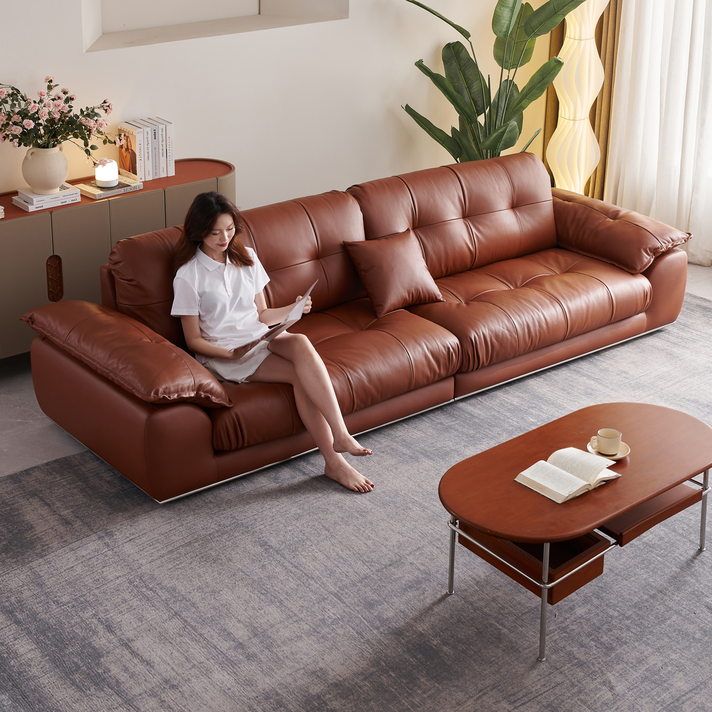 欧派复古风新款星云沙发