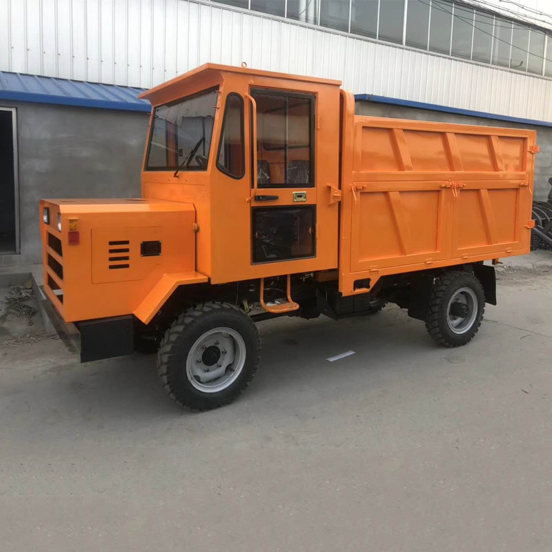 山东现货四驱翻斗车 四不像轮式运输车 自卸式四轮翻斗车
