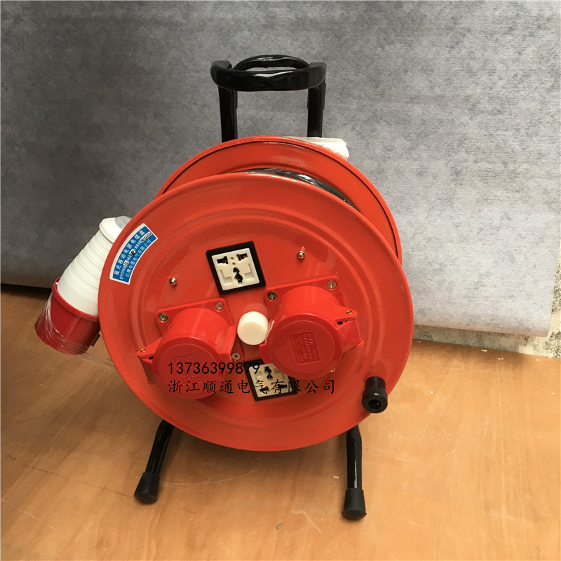 YDX LBD-BG夜光带灯移动电源线缆盘卷线绕线脱线盘3*4㎡+1 30M50M