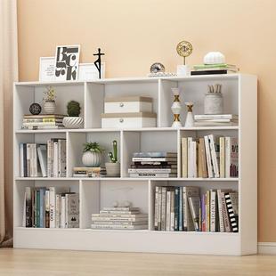 书柜落地简约PLW室卧置物架收纳柜小家用客厅储子物多层简易儿童