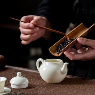 CH00号泡茶过式 复古杏白梨壶日手工茶壶茶壶瓷小茶壶泡家用小TYG